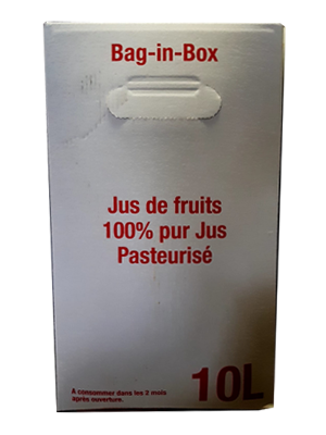 Jus de raisin en BIB 10 litres